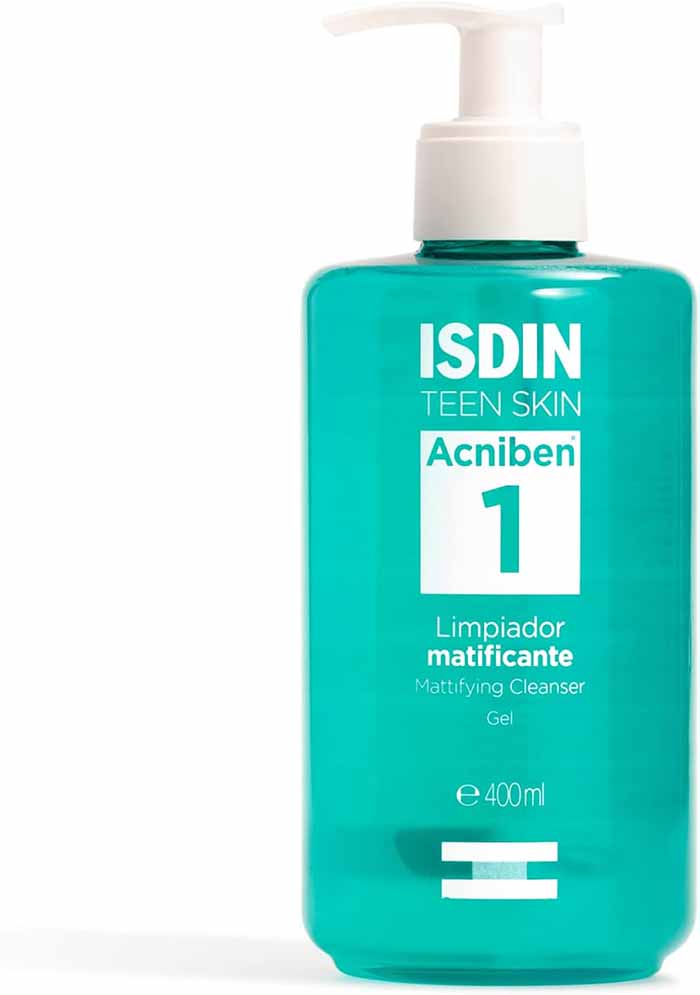 Gel limpiador matificante facial de ISDIN