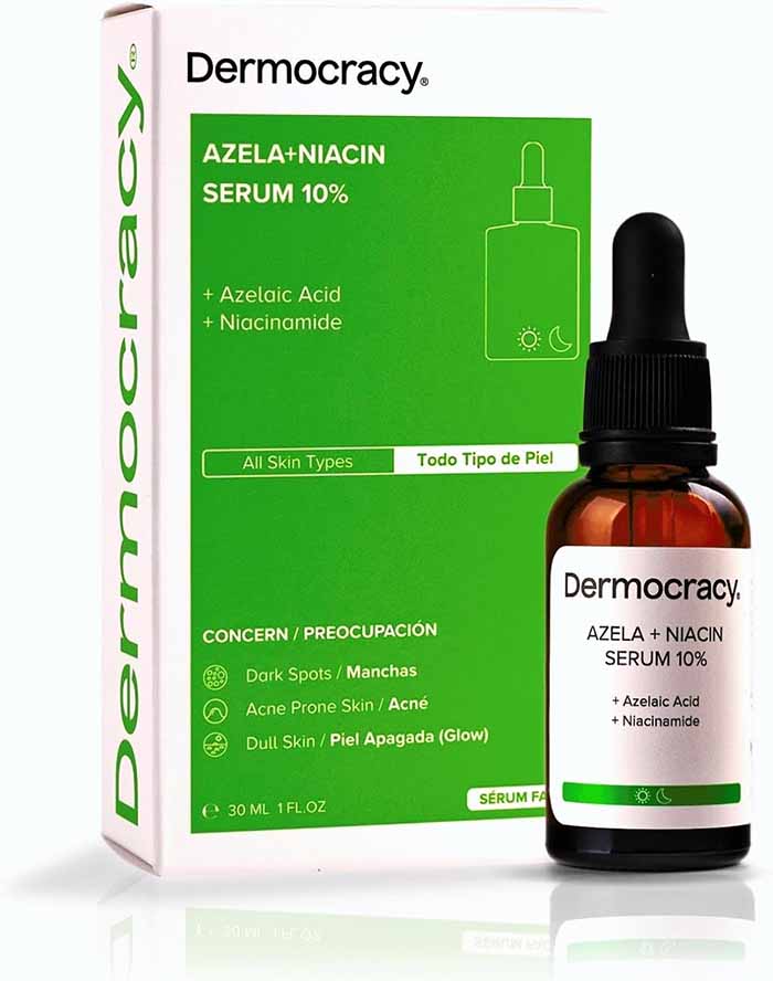 Sérum facial con ácido azelaico y niacinamida de Dermocrazy